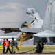Illustration for article titled Photos: India's Su-30MKI Flankers Sparred With Royal Air Force Typhoons